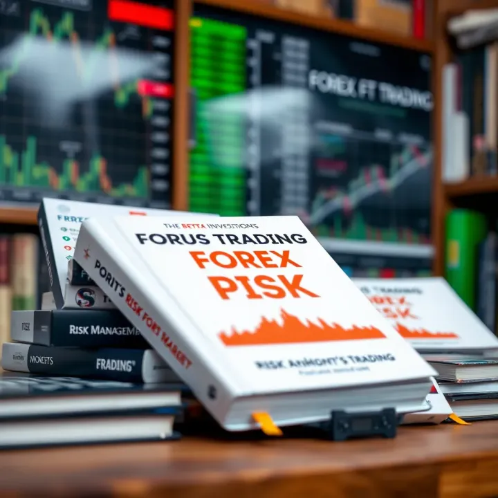 Collection of forex trading books highlighting risk management and practical tips