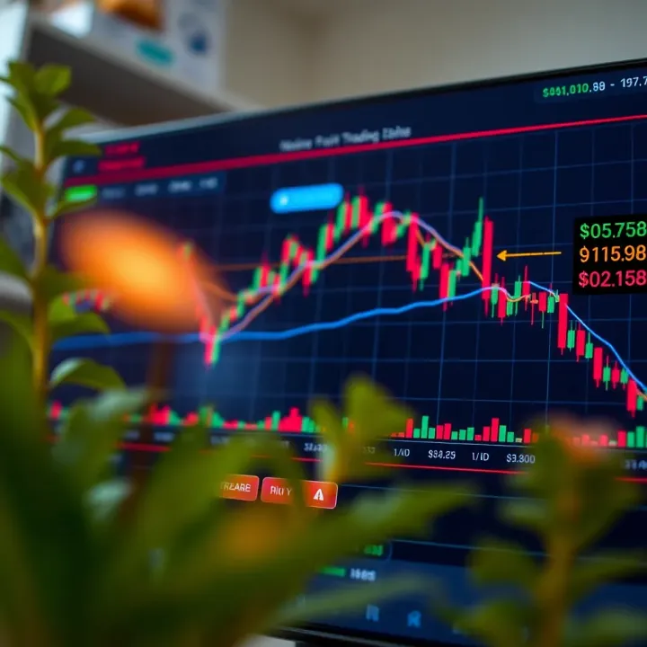 Secure trading platform interface with currency pairs and risk management icons