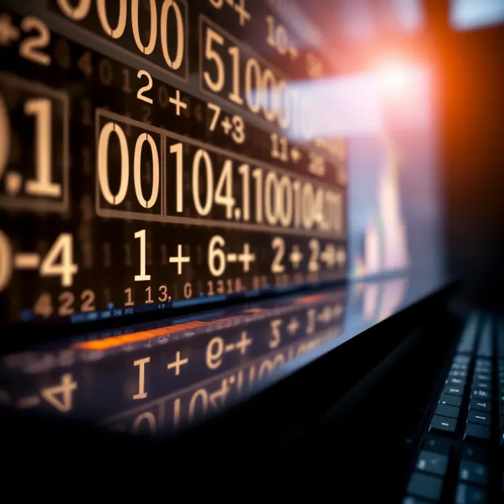 Application of Binary Addition in Computing Visual representation of binary addition applied in computing technology
