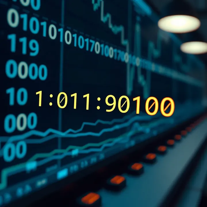 Binary Addition with Carry Over Illustrated Diagram showing binary digits being added with carry over between bits