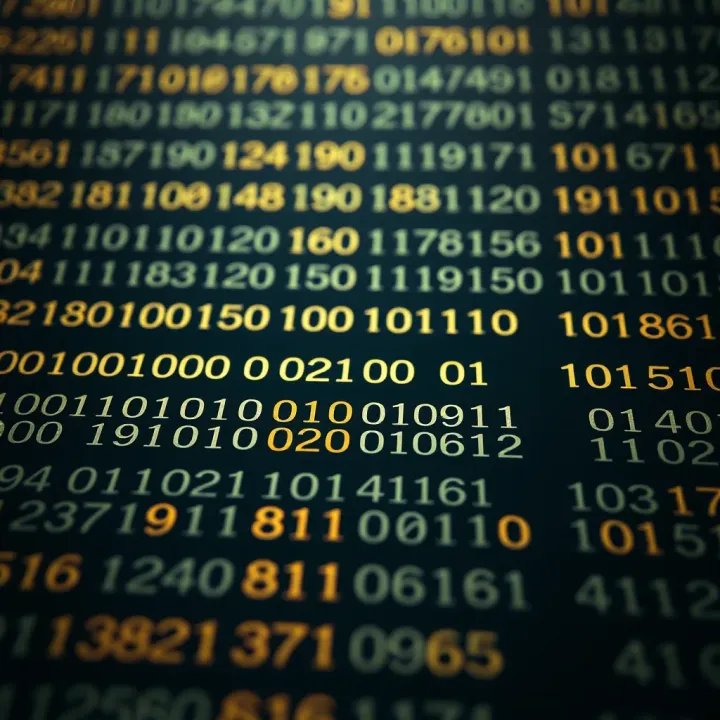 Binary Number System and Arithmetic Examples Illustration of binary number system with examples of binary arithmetic calculations