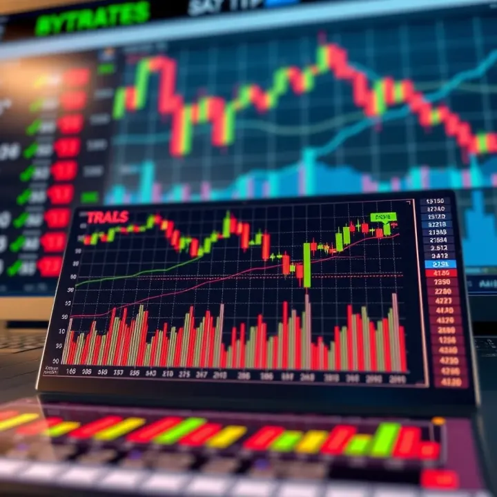 Chart showcasing different types of binary charts and their components