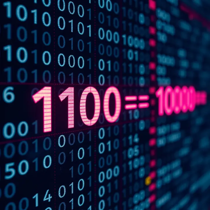 Converting Between Binary and Decimal Systems Visual guide showing conversion between binary and decimal numbering systems