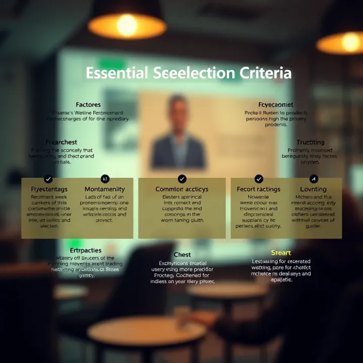 Visual guide showing key factors to consider when choosing a forex broker in Nigeria