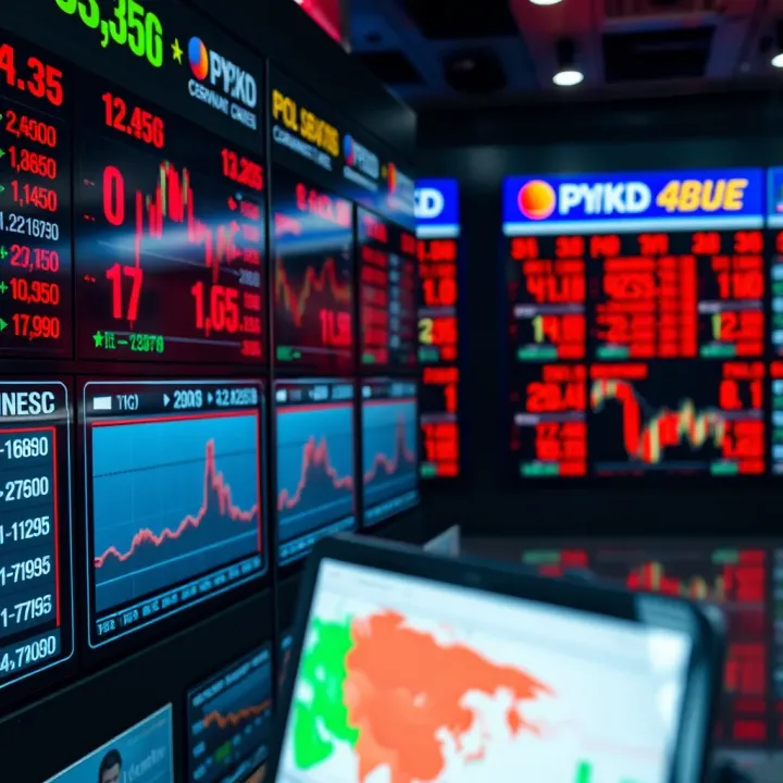 Overview of Currency Exchange Rates in Forex Trading Global currency exchange rates displayed on multiple electronic boards representing forex market activity