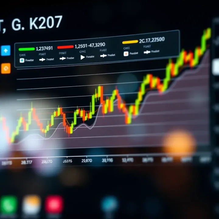 Graph illustrating factors influencing forex quotes including economic indicators and market sentiment