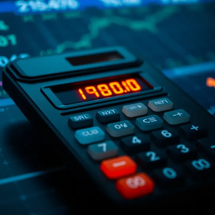 Screenshot of a digital calculator interface showing a binary subtraction calculation